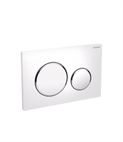 GEBERIT PLACCA SIGMA 20 BIANCA/CROMO/BIANCA